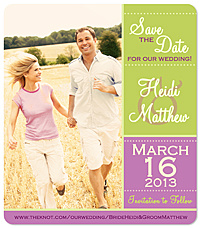 "Collage" Save the Date Magnet